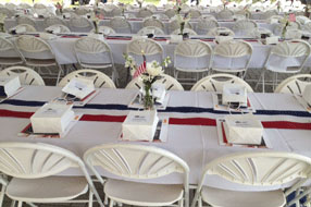 Gulf Coast Party and Event Rental table settings