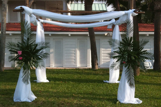 Gulf Coast Party and Event Rental wedding arch